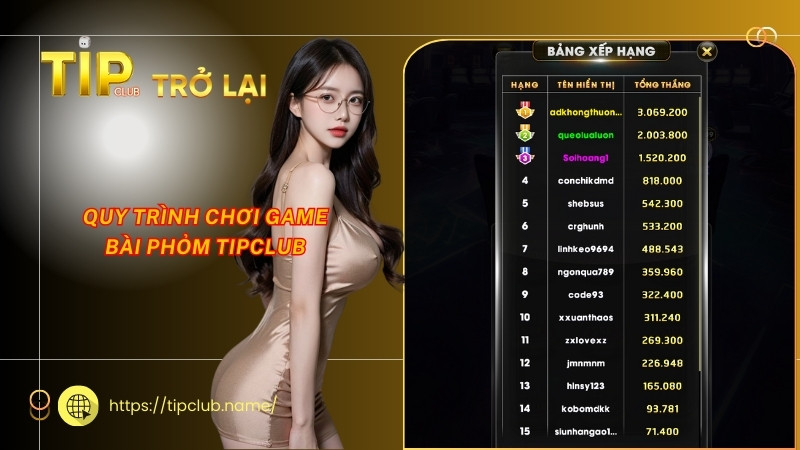 Quy trình chơi game bài phỏm Tipclub Quy trình chơi game bài phỏm Tipclub